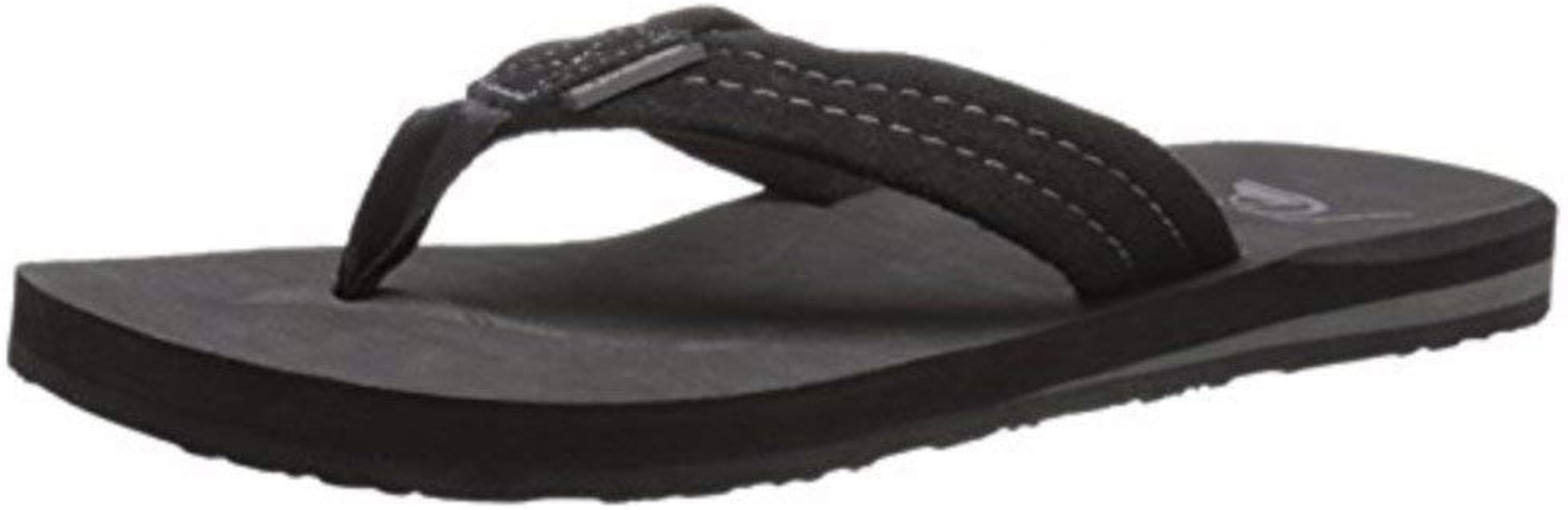 Quiksilver Men's Carver Suede 3 Point Flip Flop Athletic Sandal | Amazon (US)