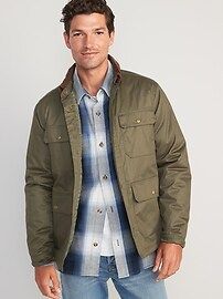 Water-Resistant Cotton-Twill Barn Coat for Men | Old Navy (US)