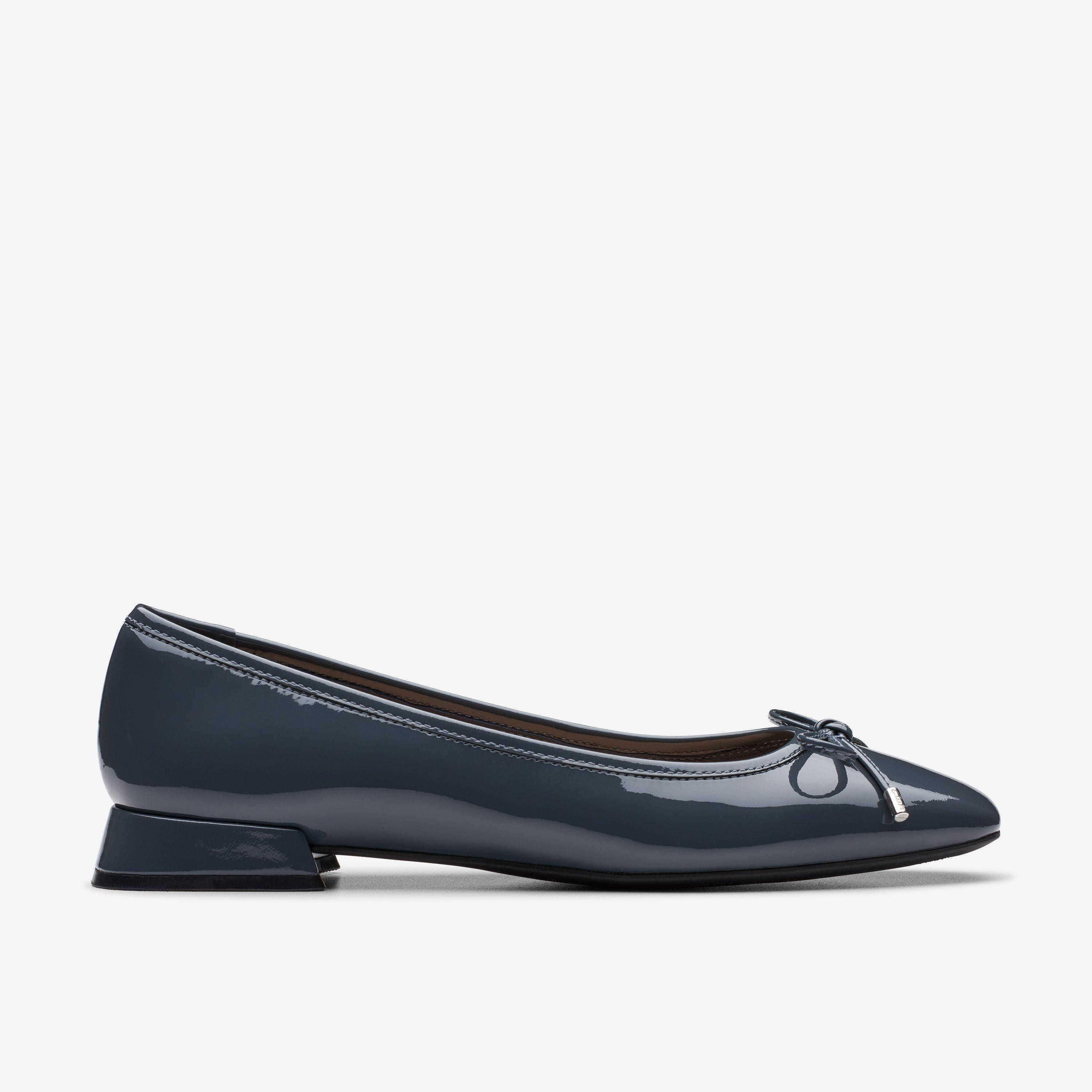 WOMENS Ubree 15 Step Navy Patent Ballerina | Clarks US | Clarks (US)