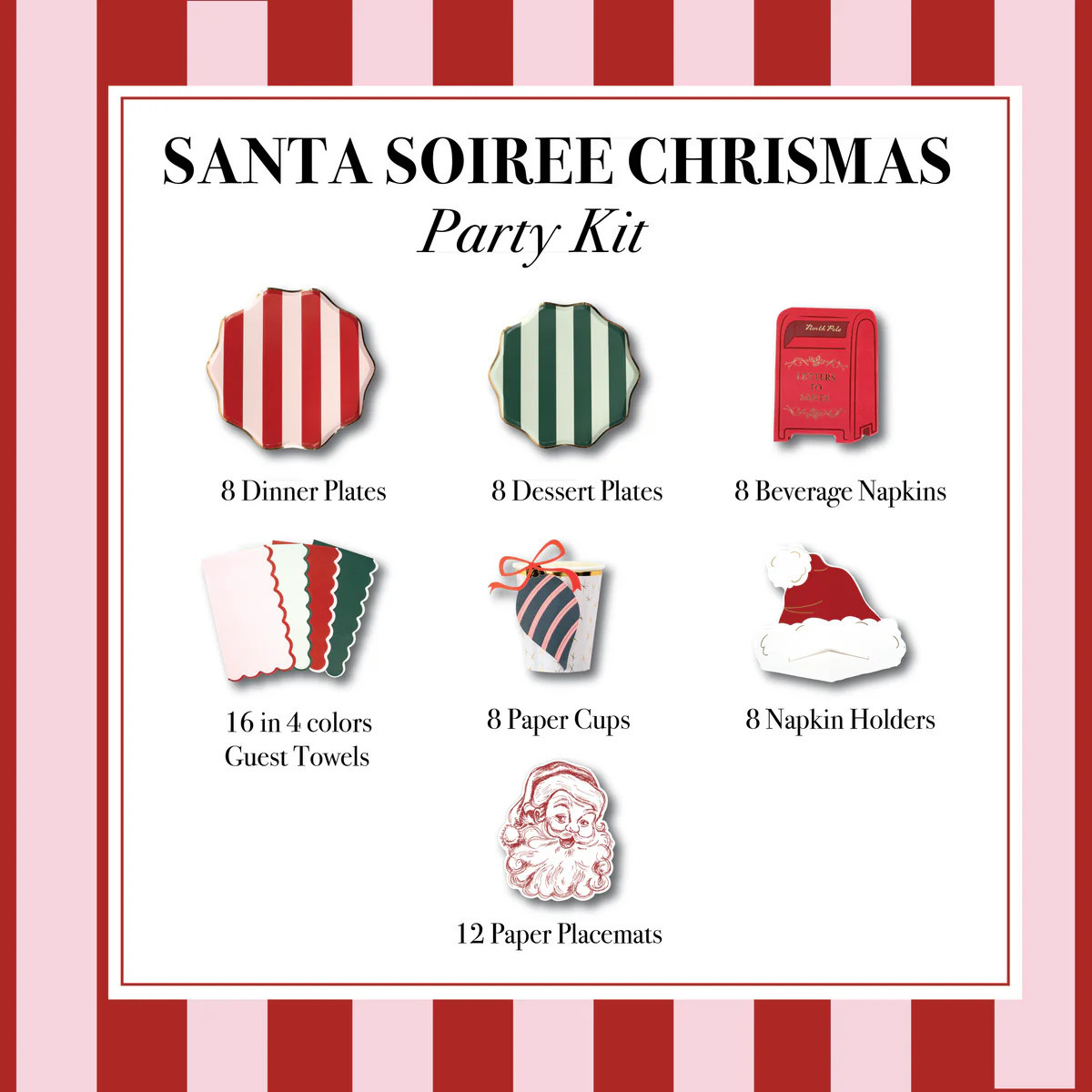 Santa Soiree Christmas Party Kit | Get Gatherings