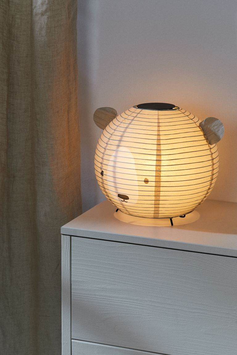 Rice Paper Table Lamp - Natural white - Home All | H&M US | H&M (US + CA)