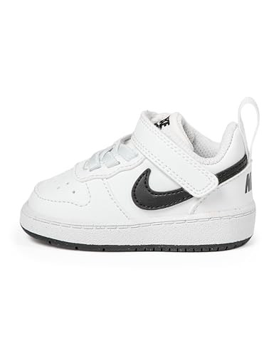 Nike Baby/Toddler Court Borough Low Recraft Shoes, White/Black, 2C | Amazon (US)