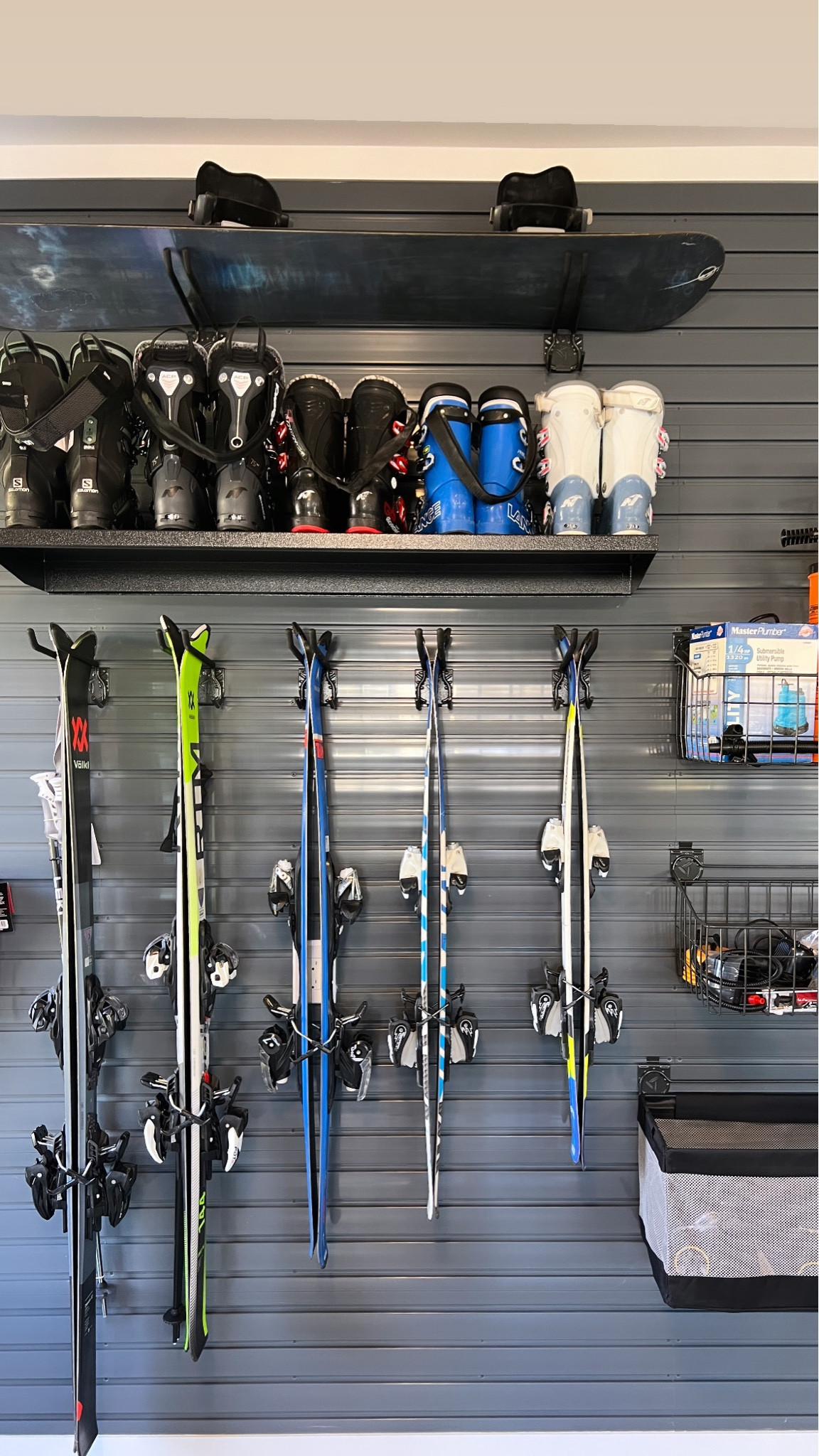 GARAGE ORGANIZATION GOALS!!
We loved getting this garage set up!! Slatwall and personalized accessories for the win!!🏆 

#LTKhome #LTKSeasonal #LTKover40