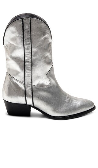 Borderline Western Boot in Gunmetal | Revolve Clothing (Global)