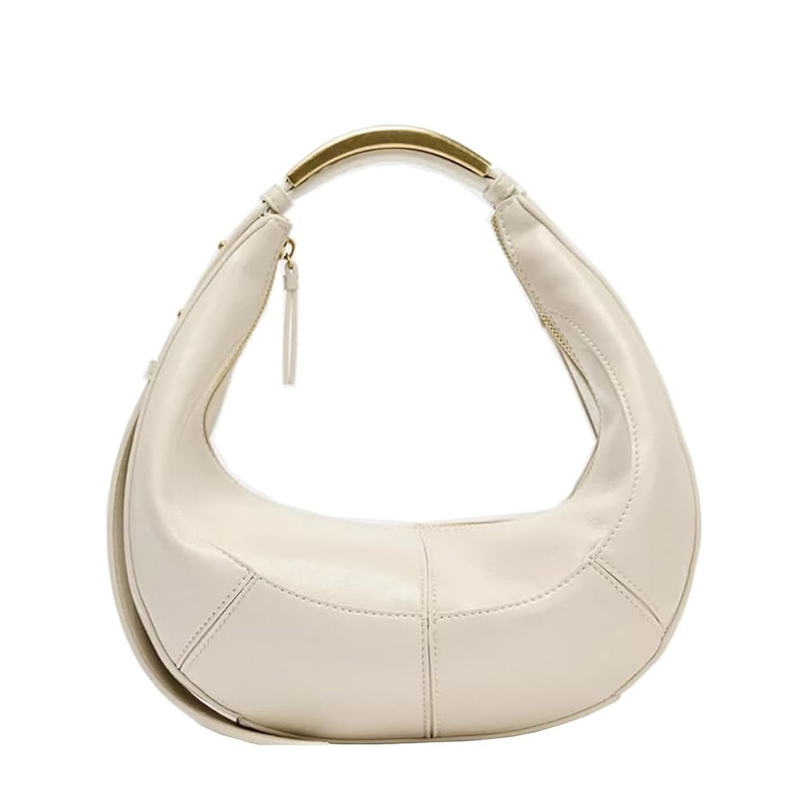 JYG Crescent - Bolso de hombro retro de piel sintética para mujer, con asa de metal 2025 | Amazon (US)