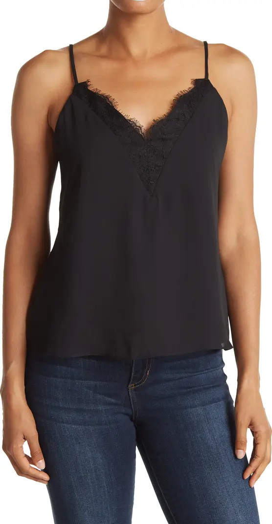 Lace Trim V-Neck Cami | Nordstrom Rack