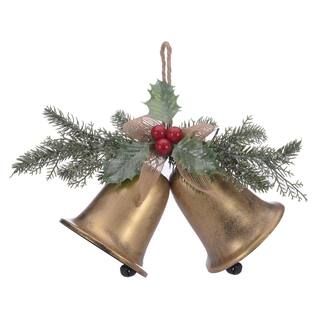 Pine & Berry Gold Bell Wall Accent by Ashland® | Michaels Stores