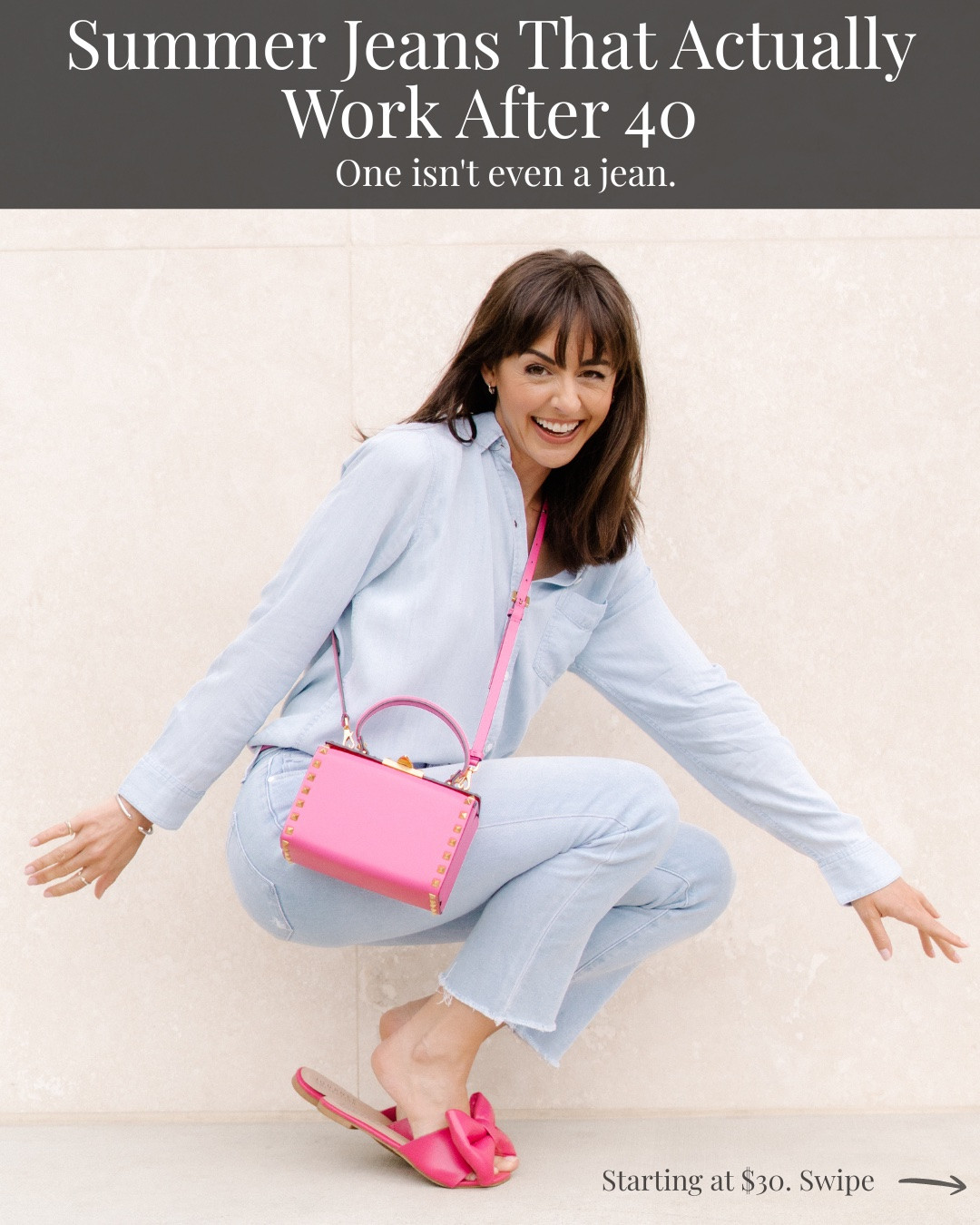 I may be reliving my childhood in light wash jeans and jelly sandals and I have zero regrets. Four summer jean categories worth having in your weekly outfit rotation. One isn’t even a jean. Your butt deserves better options and I found you the splurge and the save for every single one.

See the entire post https://closetchoreography.com/summer-jeans-that-actually-work-after-40-one-isnt-even-a-jean/