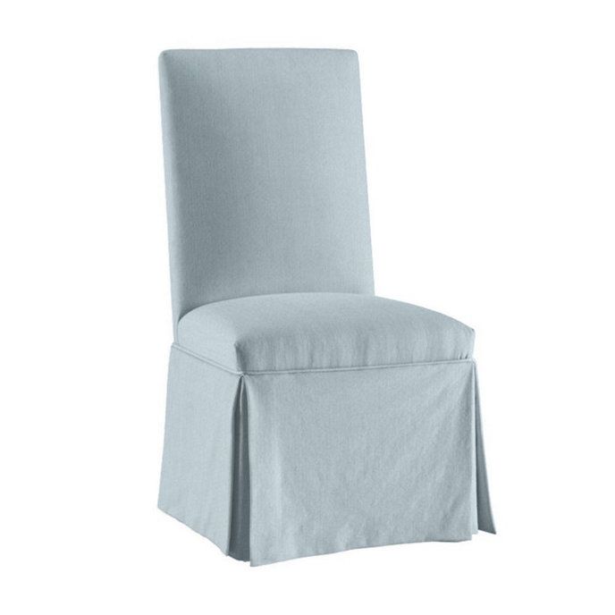 Parsons Chair Slipcover Only - Suzanne Kasler Signature 13oz Linen | Ballard Designs, Inc.