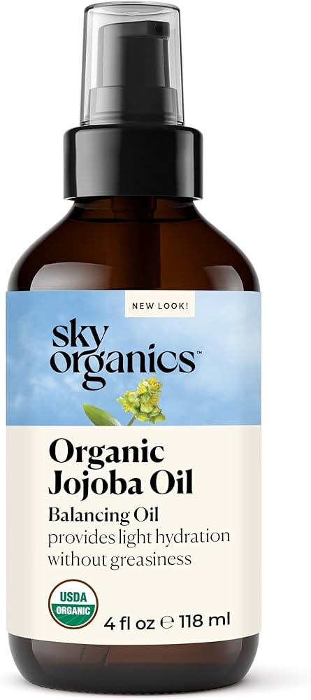 Sky Organics Organic Jojoba Oil, 100% Pure | Moisturizing for Face, Hair, Skin & Nails | Natural ... | Amazon (US)