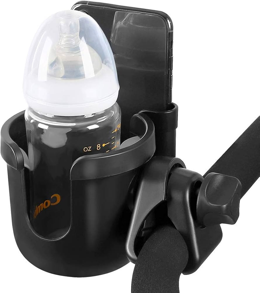 Accmor Stroller Cup Holder with Phone Holder, Bike Cup Holder, Cup Holder for Uppababy Stroller, ... | Amazon (US)