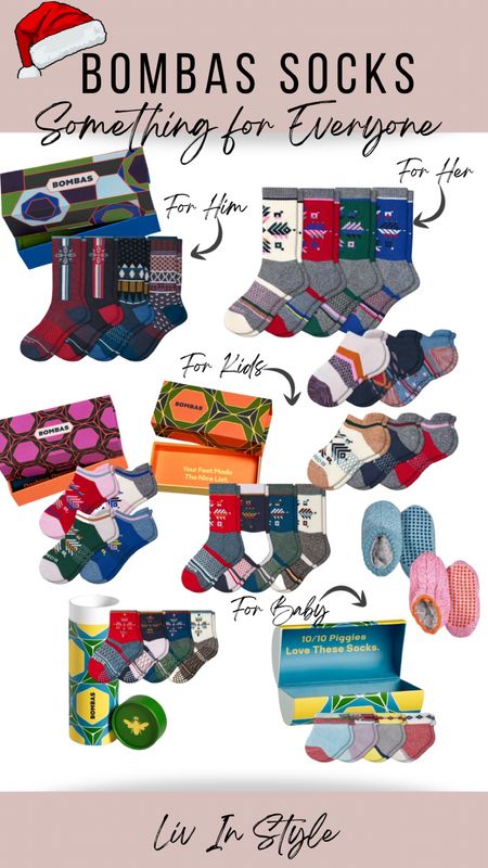Gift guide for anyone on your list! Bombas socks are our absolute favorite and my entire family wears them. Their holiday gift sets would make the perfect stocking stuffer! #bombaspartner 

#LTKSeasonal #LTKHoliday #LTKGiftGuide