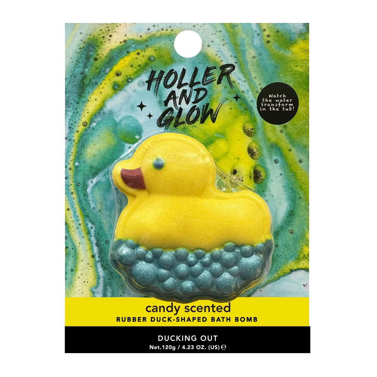 Holler and Glow Yellow Duck Bath Bombs - 4.23oz | Target