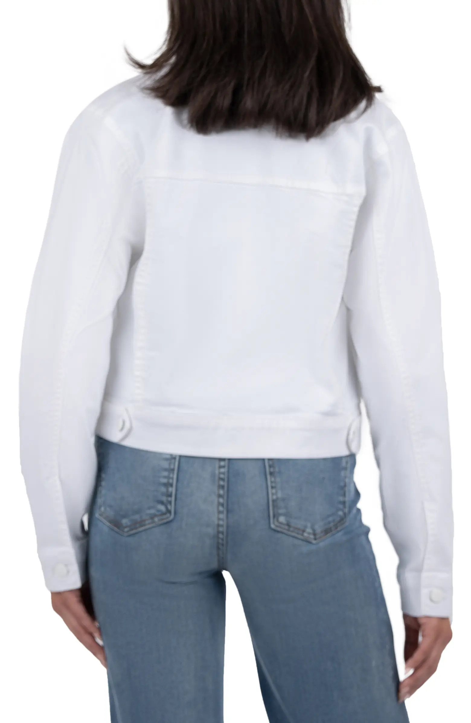 KUT from the Kloth Angela Crop Denim Jacket | Nordstrom | Nordstrom