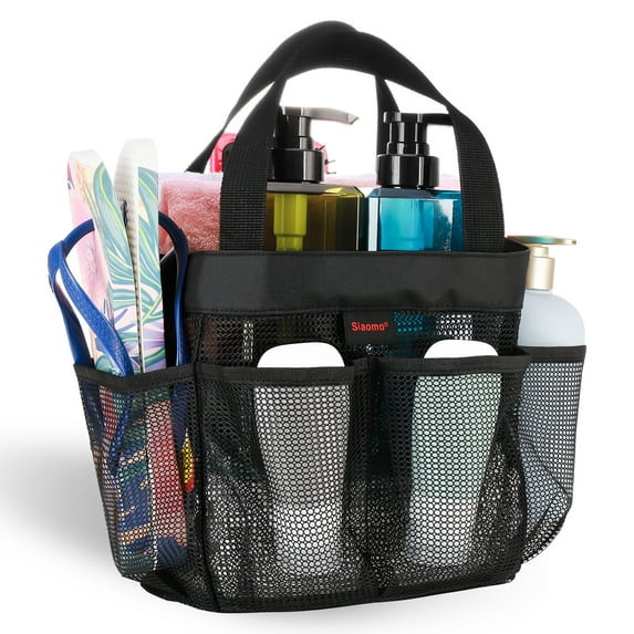 Siaomo Natural Mesh Shower Caddy Portable Tote Bag for College Dorm Essentials, Bathroom, Gym, Ca... | Walmart (US)