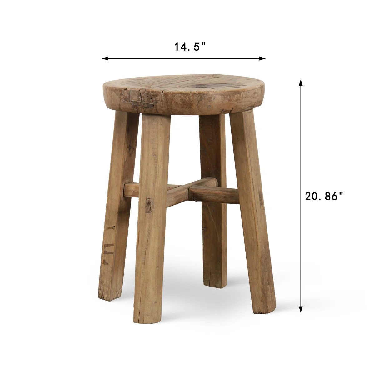 Marquise Solid Wood Accent Stool | Wayfair North America