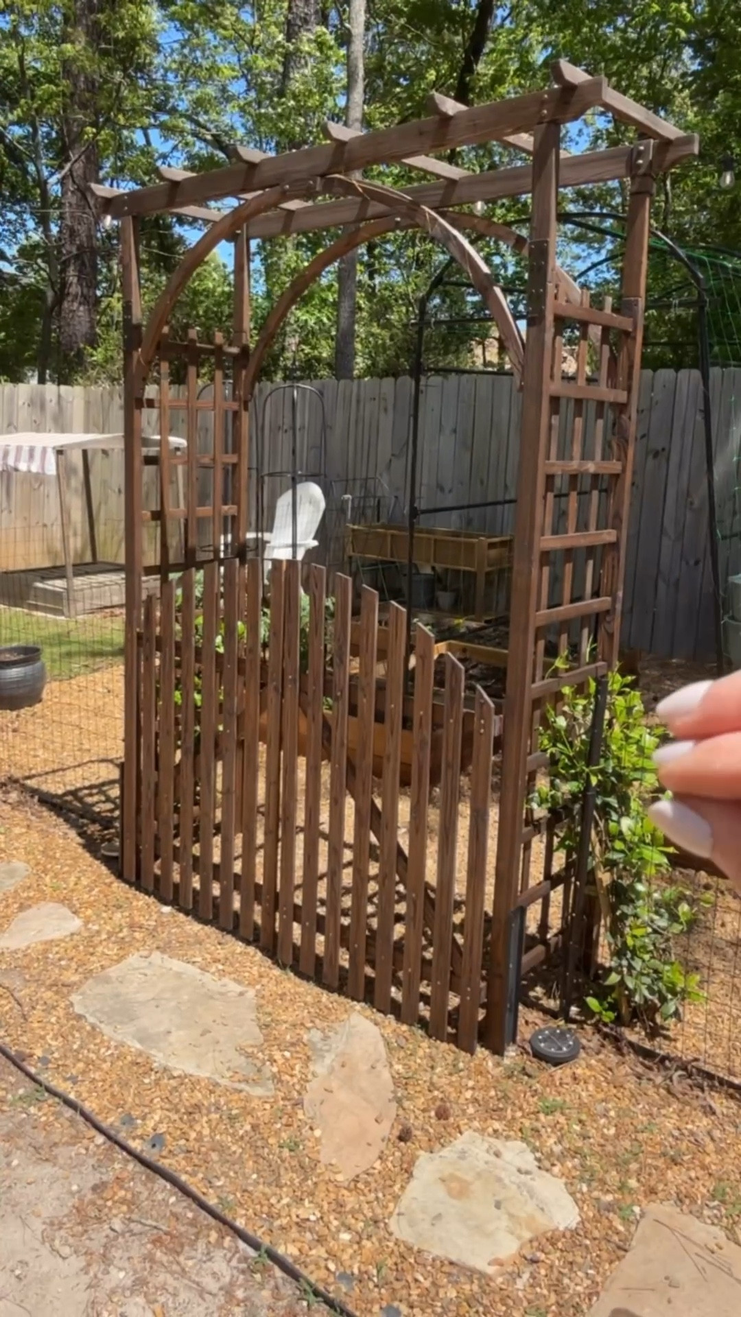 My garden arbor with gate has been restocked- it sold out quick last year 

This has held up great! This year I used my nontoxic sealer to protect the wood and finish 

#LTKmomlife #LTKHome #LTKSeasonal
