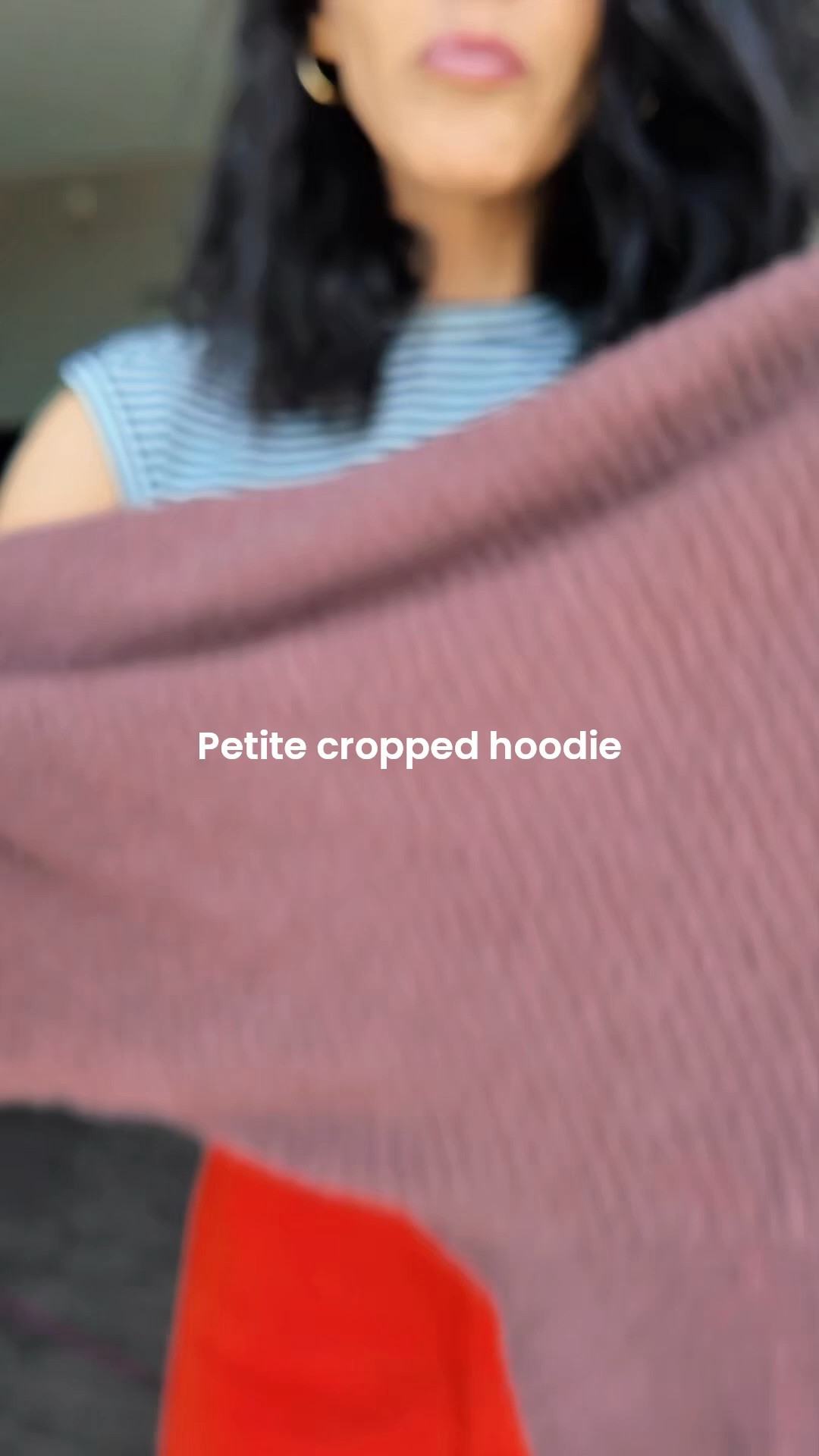 Summer cropped hoodie - summer essential! Vacation essential for petite girls! Put on over your swimsuit

#LTKPetite #LTKootd