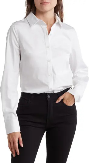 Poplin Button-Down Dress Shirt | Nordstrom Rack