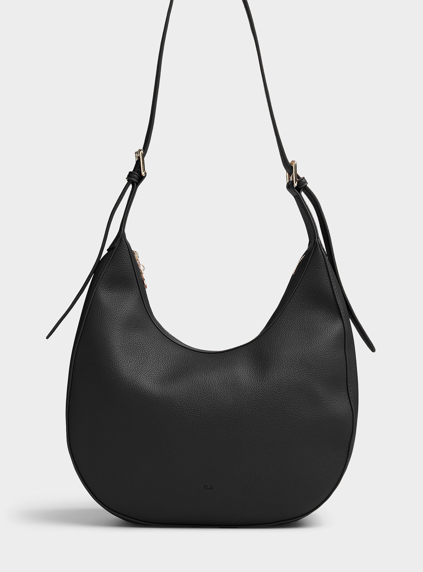 Ela - Large rounded bag (Women, Black, ONE SIZE) | Simons