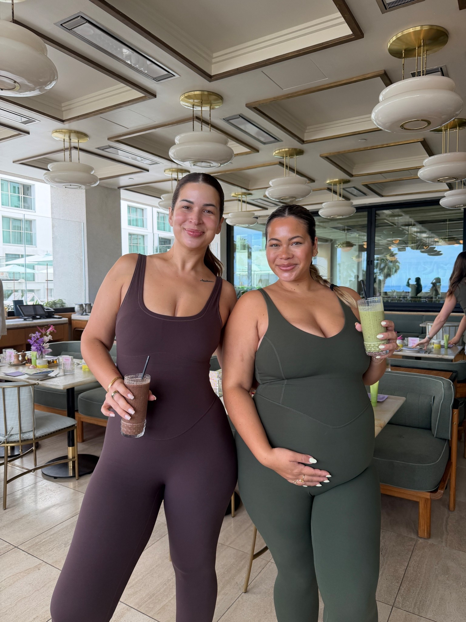 The best jumpsuit! We are both wearing 1X 