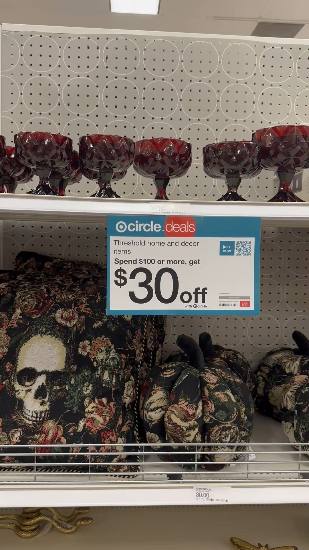 $10 off $30 or $30 off $100 on Threshold decor at Target!!! 

#LTKHalloween #LTKHome