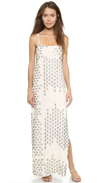 Haute Hippie Embellished Seed Beed Gown - White Lady | Shopbop