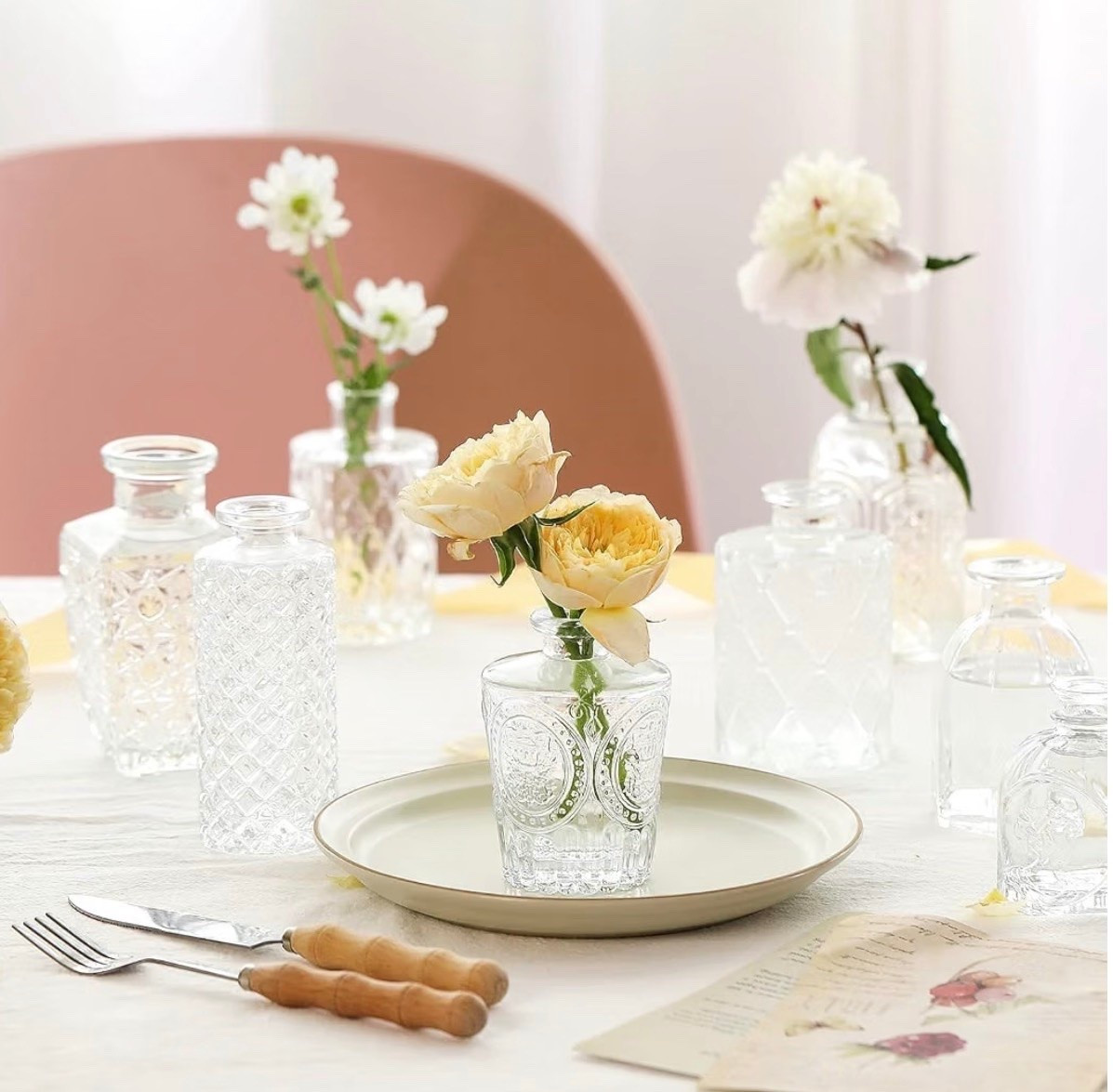 12pcs Mini Bud Vases As Wedding Centerpieces for Tables,Clear Bud Vases for Flowers,Small Flower Vases Suitable for Birthday Party,Anniversary,Wedding Reception,Baby Shower (Clear)

#LTKHome #LTKWedding #LTKdayinmylife