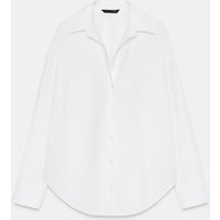 Zara - Basic Poplin Shirt - White - L - Woman | Zara US