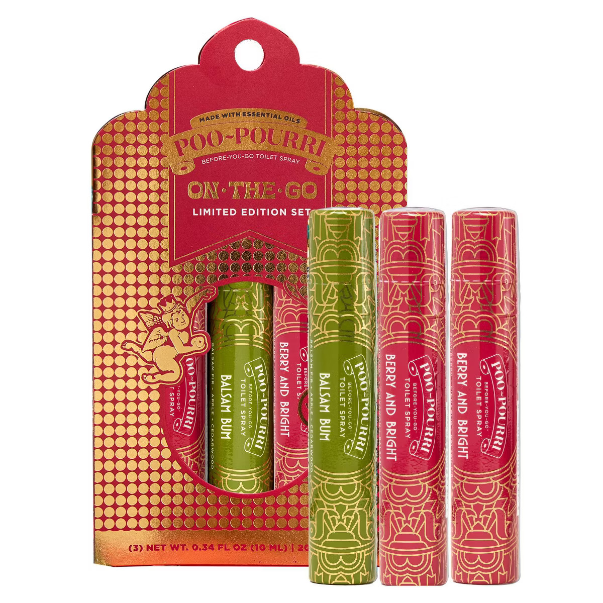 Poo-Pourri 3pk 10ml Holiday 2025 Toilet Spray | Target