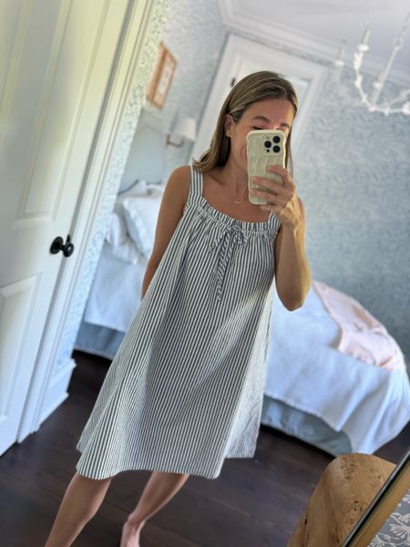 New lake pajamas! Obsessed with the versatility of this dress. Can be worn to the beach as a coverup too! 

#LTKSeasonal #LTKFindsUnder100 #LTKSwim