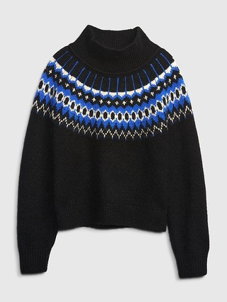 Fair Isle Funnelneck Sweater | Gap (CA)