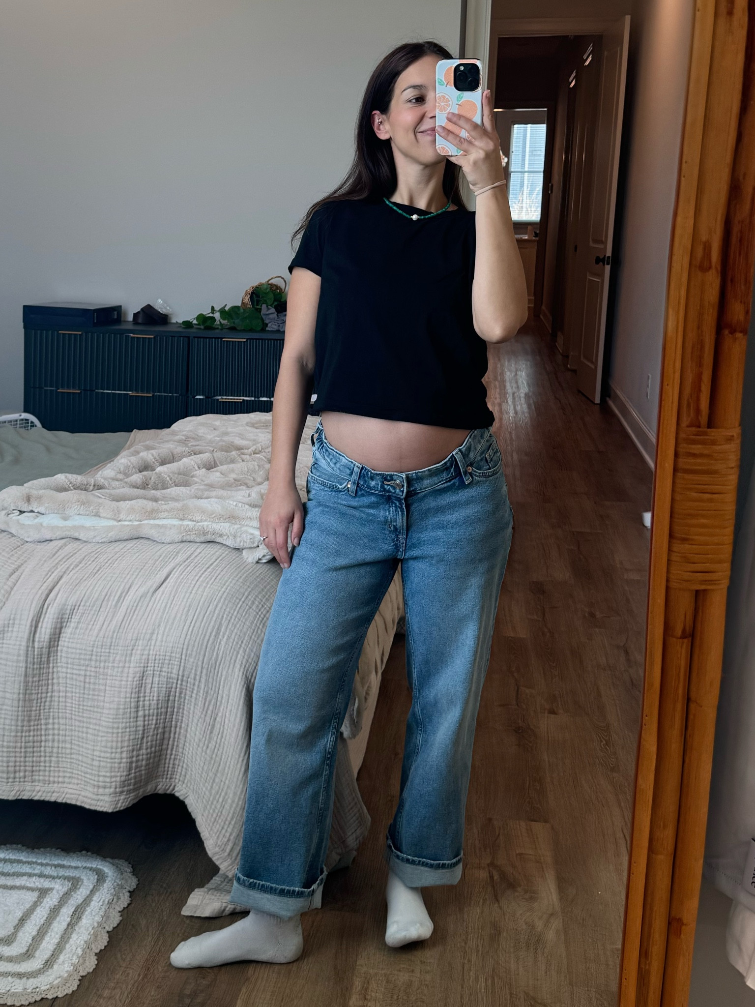 These are the best low rise maternity jeans! #ltkmaternity #ltkbumpfriendly 

#LTKPetite