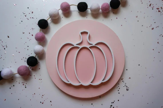 Pumpkin Sign | Halloween Decor | Hey Boo | Pink Halloween | Halloween Bookshelf | Halloween Kid S... | Etsy (US)