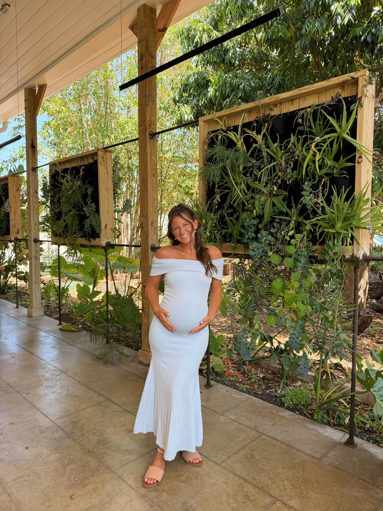 my baby shower dress 🩵 

#LTKootd #LTKmomlife #LTKBump