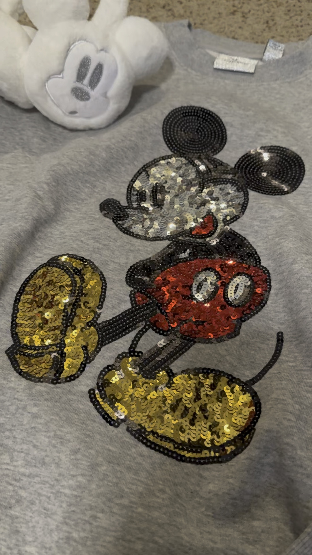 Sequin mickey store mouse shirt