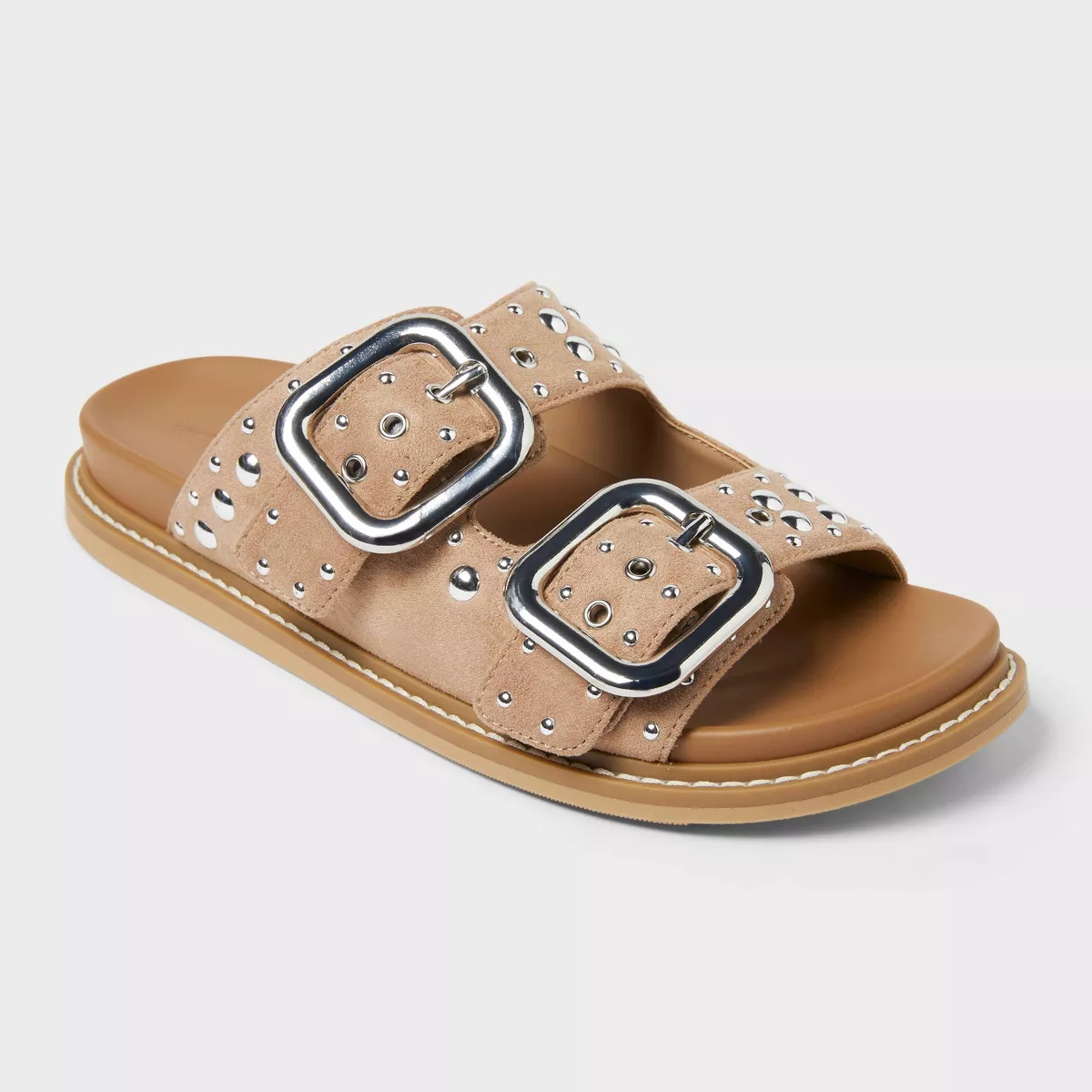 Women's Collin Double Buckle Footbed Sandals - Universal Thread™ | Target