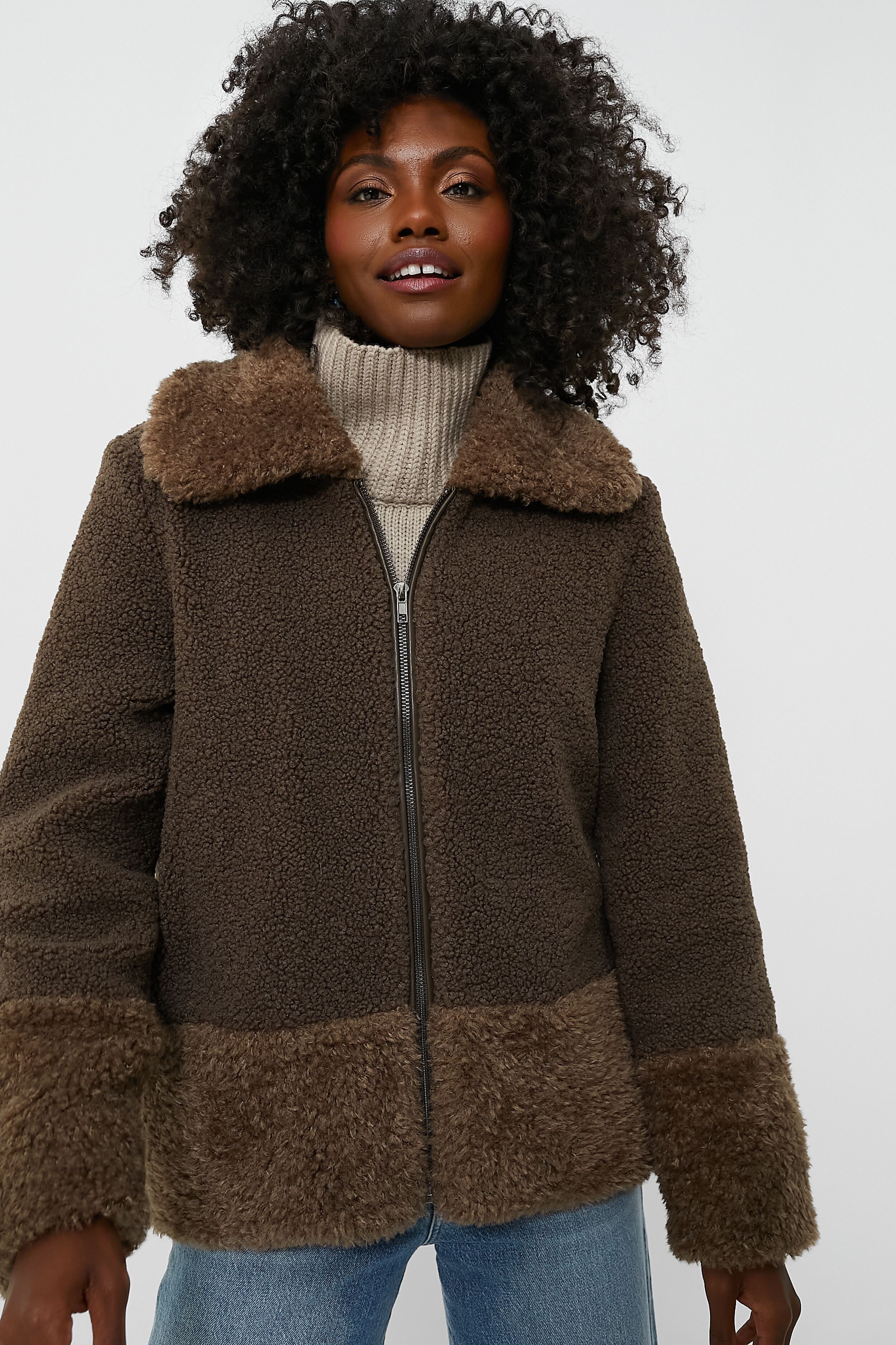 Brown Faux Fur Telluride Jacket | Tuckernuck (US)
