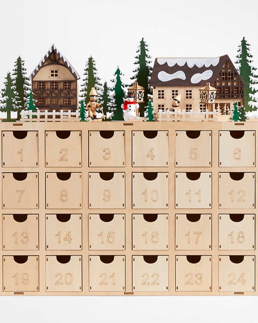  ON SALE NOW! 🚨
🎄 Countdown to Christmas with this enchanting Wooden Village Holiday Advent Calendar! Crafted from FSC®-certified wood, It features:

✨ A charming winter village scene with snow-laden trees, a ski lodge, and a woodland cabin
✨ 24 mini drawers perfect for treats or tiny surprises
✨ LED lights with an automatic timer for a cozy nightly glow

A reusable decor piece to treasure every holiday season! Dimensions: 16.5”H x 17.75”W x 3.33”D. Don’t miss out on this festive favorite! 🎁

#LTKSaleAlert #LTKCyberWeek #LTKHoliday