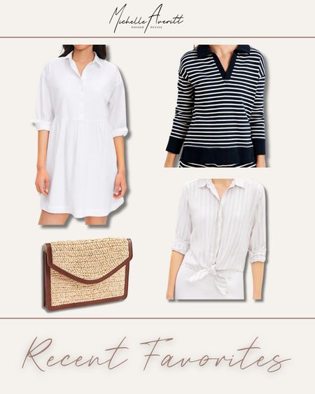 Last week’s favorites! Rattan purse, striped pullover, button up, poplin dress, petite style


#LTKStyleTip #LTKWorkwear