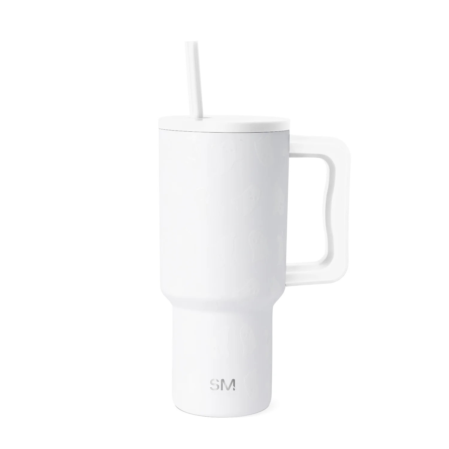 Simple Modern 30 fl oz Insulated Stainless Steel Trek Tumbler with Straw Lid | Cute Ghosts | Walmart (US)