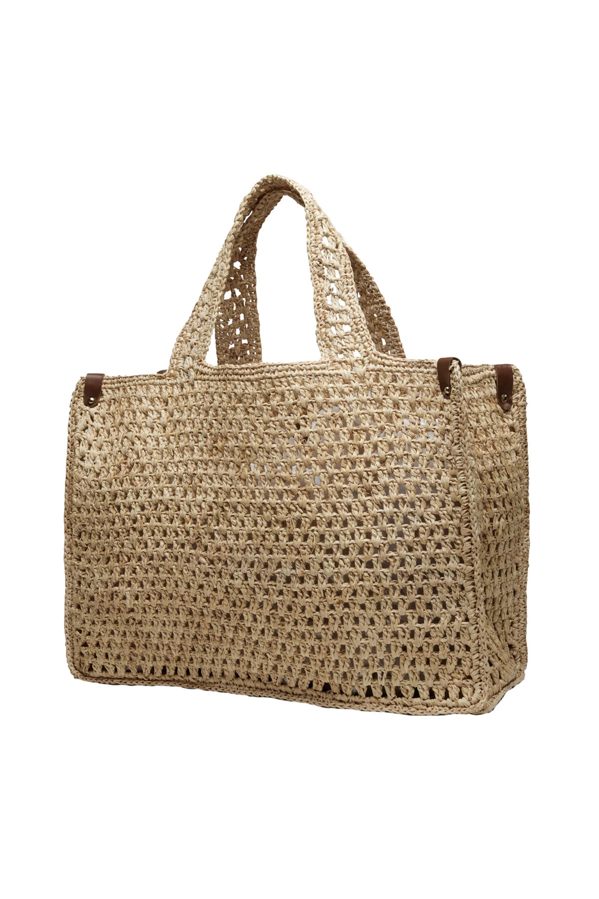 Delfina Raffia Crochet Tote Bag | Everything But Water