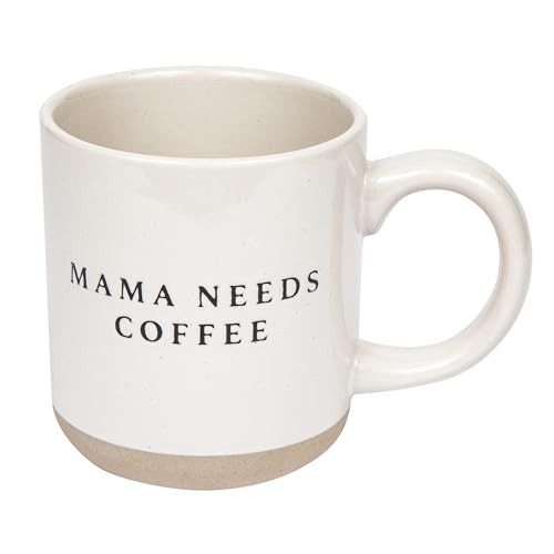 Sweet Water Decor Mama Needs Coffee Stoneware Coffee Mugs - 14Oz Cute Coffee Mugs for Hot & Cold Drinks - Dishwasher & Microwave Safe - Valentines & Mothers Day Gift - Ideal Tea & Espresso Mugs | Amazon (US)