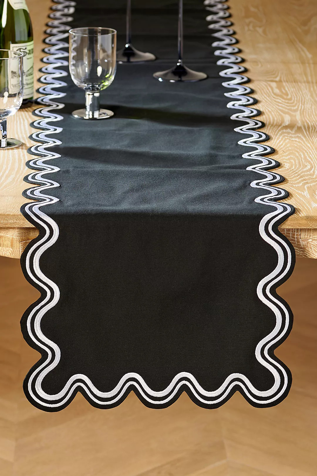 Madeline Embroidered Table Runner | Anthropologie (US)