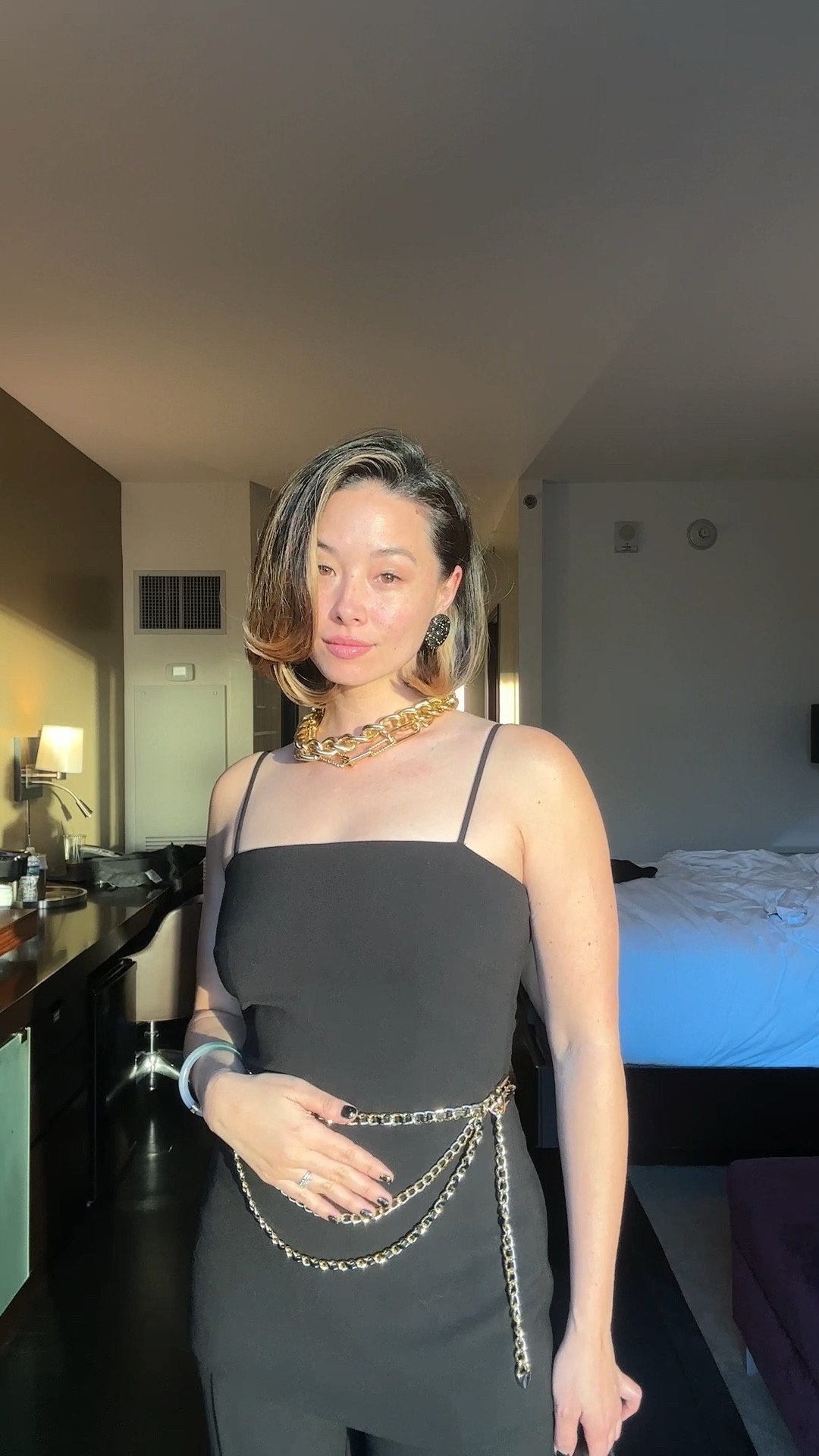 Was a wedding guest this weekend and it was the most comfortable I’ve ever been at a wedding. It was cold so I rented this jumpsuit from Rent The Runway and styled it using gold jewelry I already owned. I ate lots of food and danced all night. I was incredibly comfortable and received lots of compliments. I think this would also be a great vacation look! 

#LTKwedding #LTKparties #LTKSeasonal