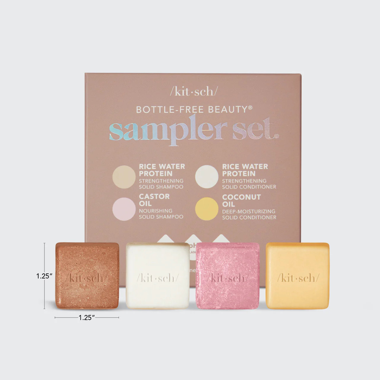Shampoo + Conditioner 4pc Sampler Set | Kitsch
