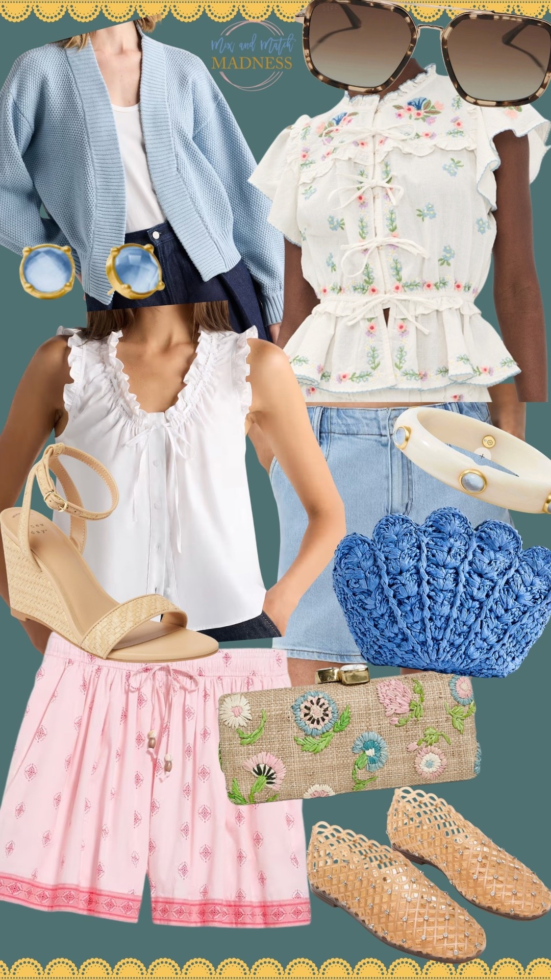 Your summer go to outfits! Cute top, shorts, and a layering piece and you are set! 

#LTKSeasonal #LTKOver40 #LTKdayinmylife