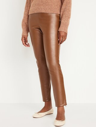 Extra High-Waisted Faux Leather Pants | Old Navy (US)