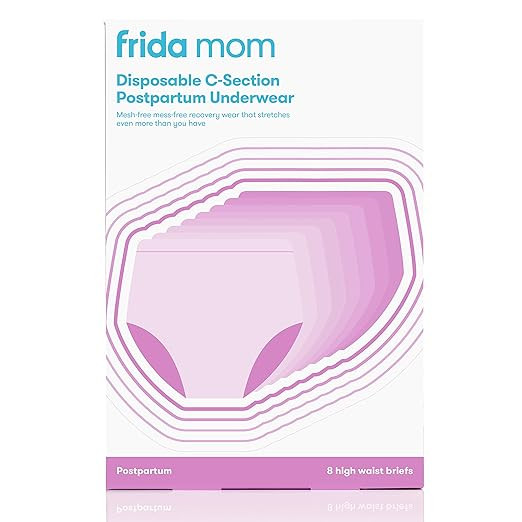 Disposable High Waist C-Section Postpartum Underwear by Frida Mom |Super Soft, Stretchy, Breathab... | Amazon (US)