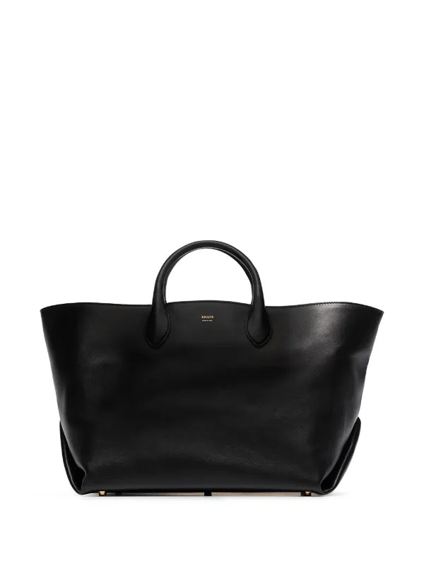 KHAITE Amelia Leather Tote Bag - Farfetch | Farfetch Global